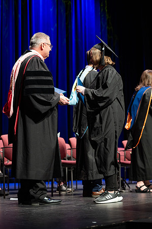 Graduates during convocation for the College of Academic Success & Interdisciplinary Studies. Speakers: Kevin Brower, Jenna Kate Wilson, Tyler Christensen