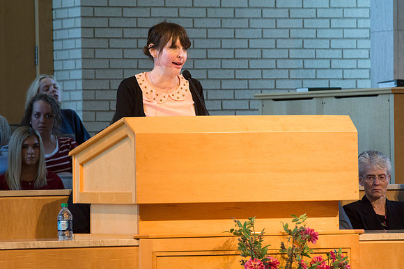 Stephanie Neilson speaks on “Hope, Triumph, and Everyday Joy” at BYU-Idaho.