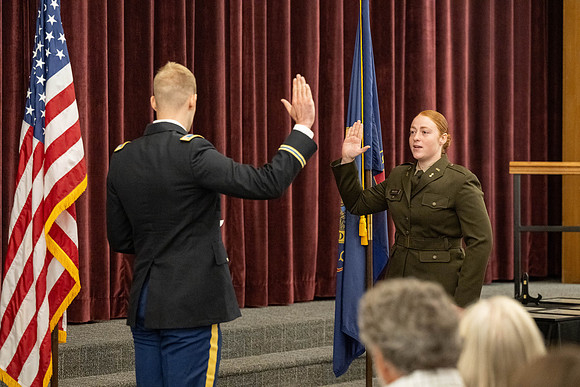 BYU-Idaho's, Reserve Officers' Training Corps Commissioning ceremonies.