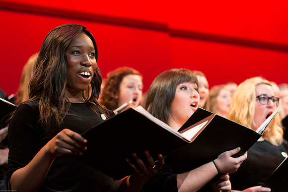 BYU-Idaho Choirs and Orchestra perform at A BYU-Idaho Christmas Concert featuring The King Singers.