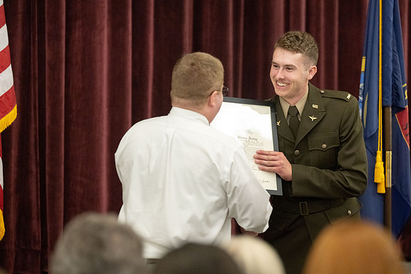 BYU-Idaho's, Reserve Officers' Training Corps Commissioning ceremonies.