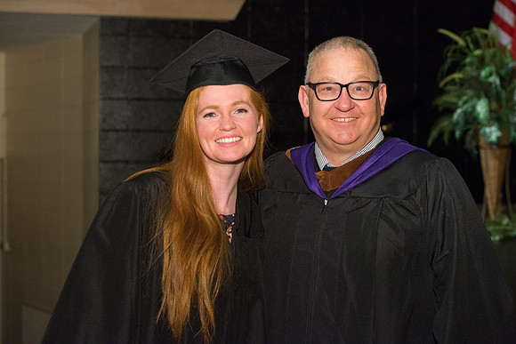 Convocation for the College of Performing & Visual Arts, held in the Kirkham Auditorium.