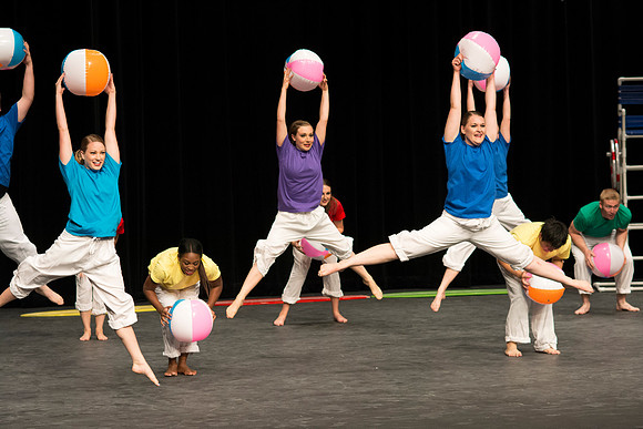 Dance performance in Green River Wyoming.