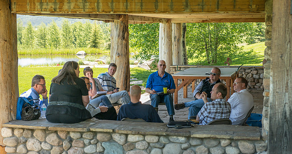 Retreat for College Deans and Department Chairs at the Sky Mountain Lodge.