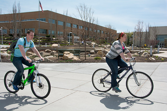 Students and faculty return to campus for the spring semester at Brigham Young University-Idaho.