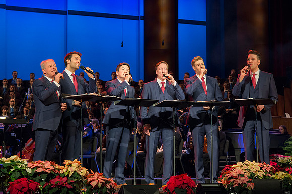 BYU-Idaho Choirs and Orchestra perform at A BYU-Idaho Christmas Concert featuring The King Singers.