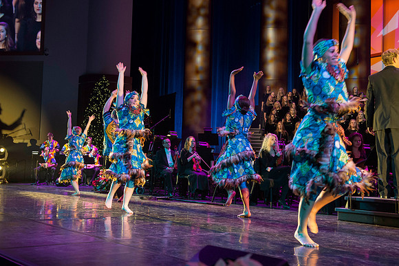 BYU-Idaho Choirs and Orchestra perform at A BYU-Idaho Christmas Concert featuring The King Singers.