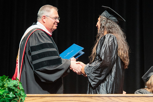 Graduates during Interdisciplinary Studies convocation.