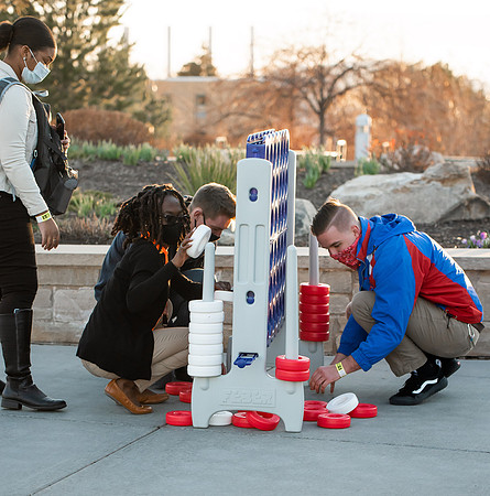President Henry J. Eyring and Sister Kelly C. Eyring give the first devotional address of the Spring 2021 semester.