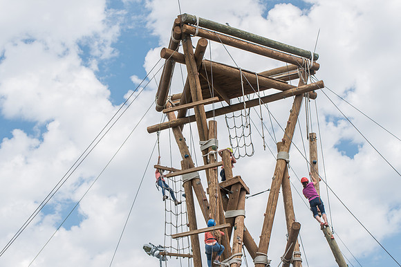 BYU-Idaho Education Week. Ropes Course. Summer Term