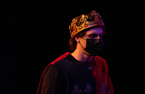 BYU-Idaho theatre department dress rehearsal of Shakespeare's Henry V.