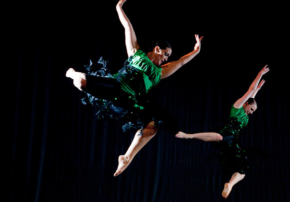 Students perform in dress rehearsal of Extravadance dance performance- Jul 2010