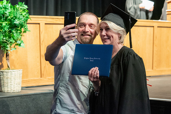 Graduates during Interdisciplinary Studies convocation.