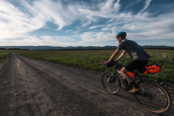 James rides a route starting and ending in Rexburg and looping through Green Canyon and Heisi Hot Springs.