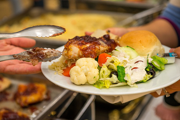 Students have the opportunity to enjoy a wonderful meal for only $3.00 and be part of the Devotional Luncheon.