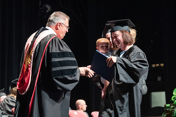 Graduates during Interdisciplinary Studies convocation.