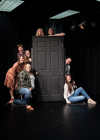Students from the theater deparment graduation in the Spring Semester.