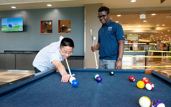 Photoshoot for the Heber J. Grant Mentor Program