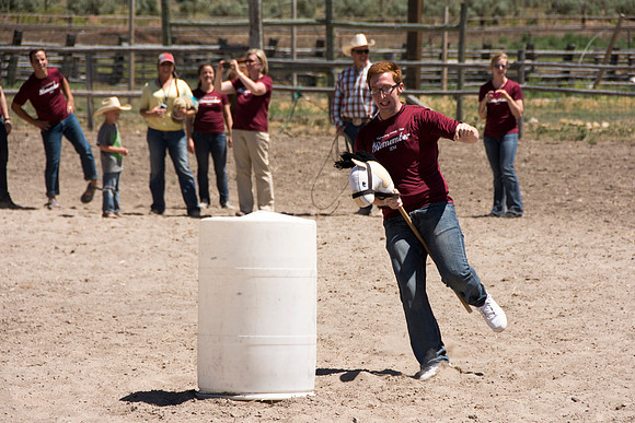 Dance Alliance tour through Wyoming Colorado and South Dakota. An enjoyable day at the "Homeplace" the ranch of the Pope family in Cokeville, Wyoming.