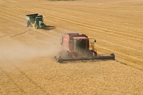 Aerial photos of Idaho agriculture