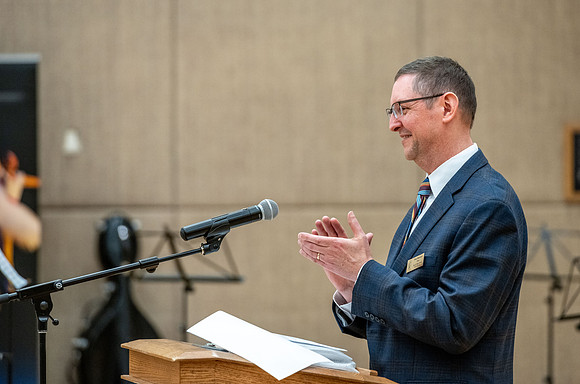 Eliza R. Snow Society, Evening of Honors, honoring Kevin Call for his years of service to the Arts.