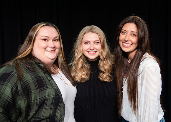 Students from the theater deparment graduation in the Spring Semester.