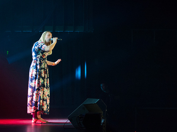 Get Connected puts on talent show for new students.