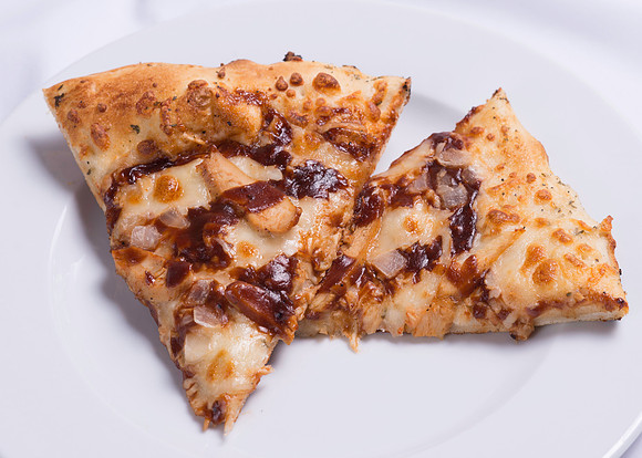 Food Service Catering Menu item. Pizza BBQ Chicken