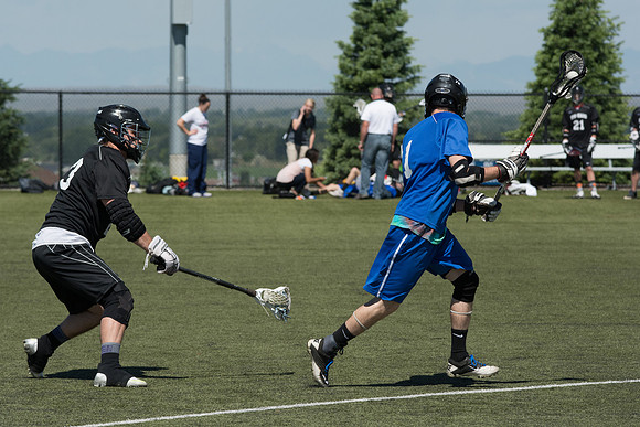 Brigham Young University-Idaho's men's lacrosse plays in the upper fields on campus.