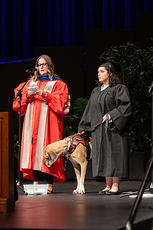 Graduates during convocation for the College of Agriculture and Life Sciences.
