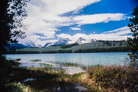 Redfish Lake Idaho and Sawtooth Mountains