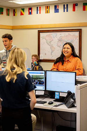 Internatial Services in the I-Center.