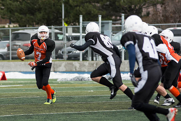 Competitive Football Championship game.