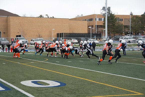 Competitive Football Championship game.