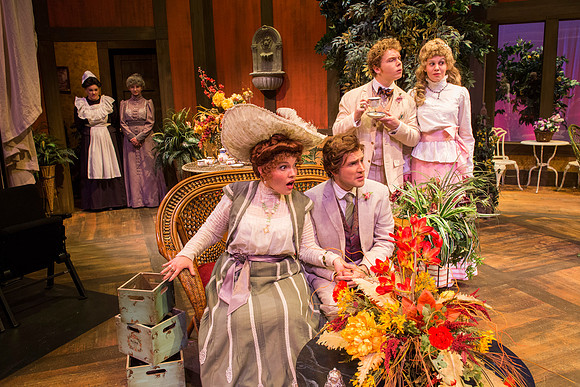 Drama production in the Black Box Theatre directed by Hyrum Conrad.