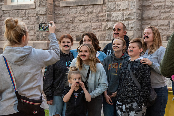 The Rexburg community celebrating the harvest of the potatoes through different activities at the Rexburg Tabernacle.