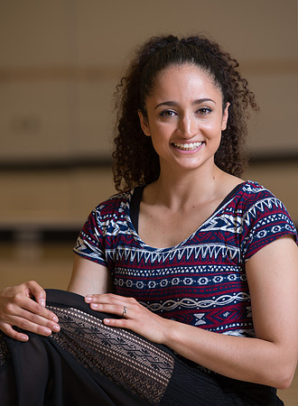 Michela Melone, a Senior Dance performance major, specializing in modern and hip hop style dancing.