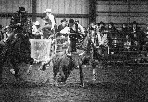 The main event was calf roping