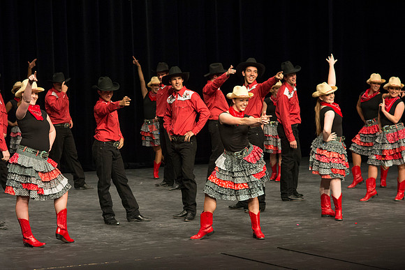 Dance performance in Green River Wyoming.