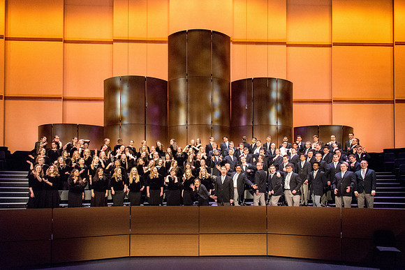 Men and women combined choir