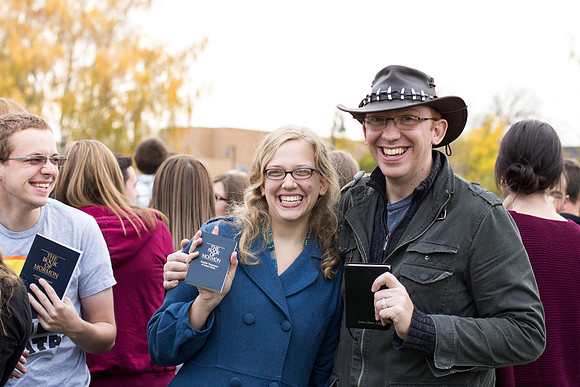 A world-wide Book of Mormon Project, founded by BYU-Idaho students Jacob Justice and Jacob Christensen, with a goal to flood the earth with The Book of Mormon. They are producing a YouTube video calle