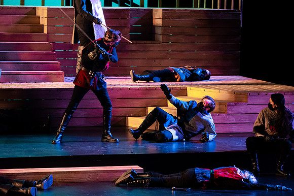 Henry V performed with three other Shakespeare plays put on by BYUI theatre students for the Shakespeare festival.