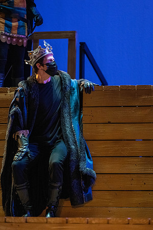 BYU-Idaho theatre department dress rehearsal of Shakespeare's Henry V.