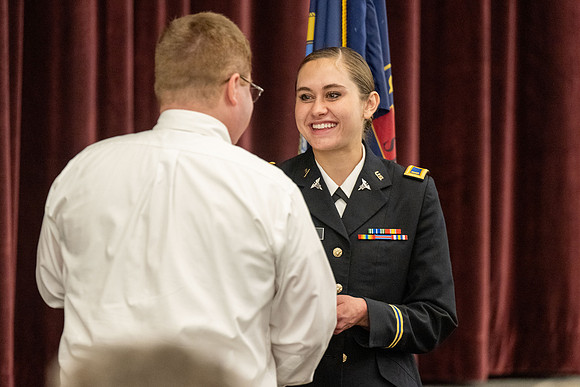 BYU-Idaho's, Reserve Officers' Training Corps Commissioning ceremonies.