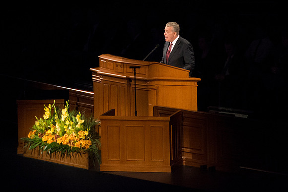 Elder Brent H. Nielson of the FIrst QUorum of the Seventy speaks to BYU-Idaho students at Devotional.