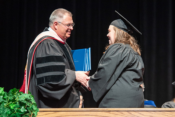 Graduates during Interdisciplinary Studies convocation.