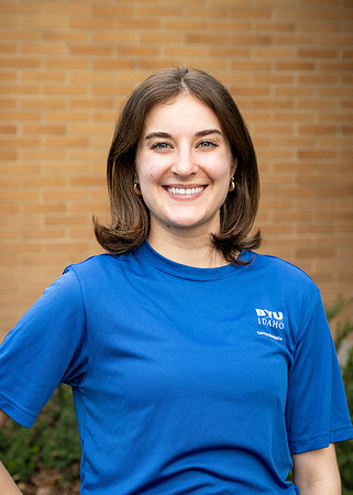 Fitness Instructors in front of the Hart Building.