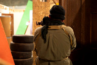 ROTC practices military tatics in an Advantage Airsoft facility.