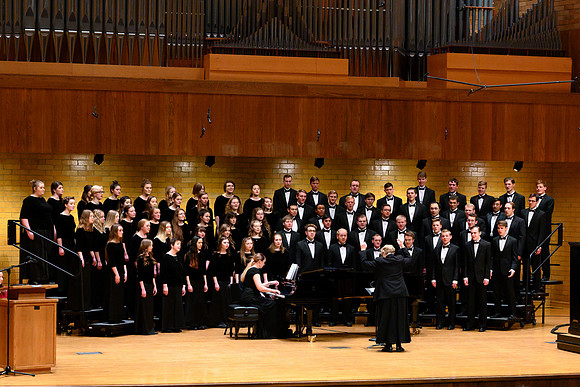 BYU-Idaho students and members of the Rexburg community gather to sing new hymns that have been written by the BYU-Idaho Community. (Students, Faculty/Staff,Community)