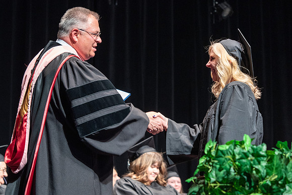 Graduates during Interdisciplinary Studies convocation.